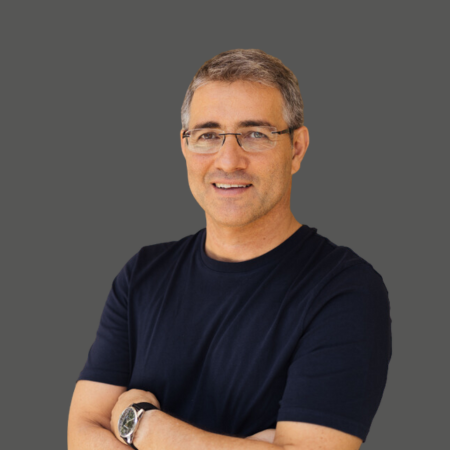 Smiling man with wristwatch