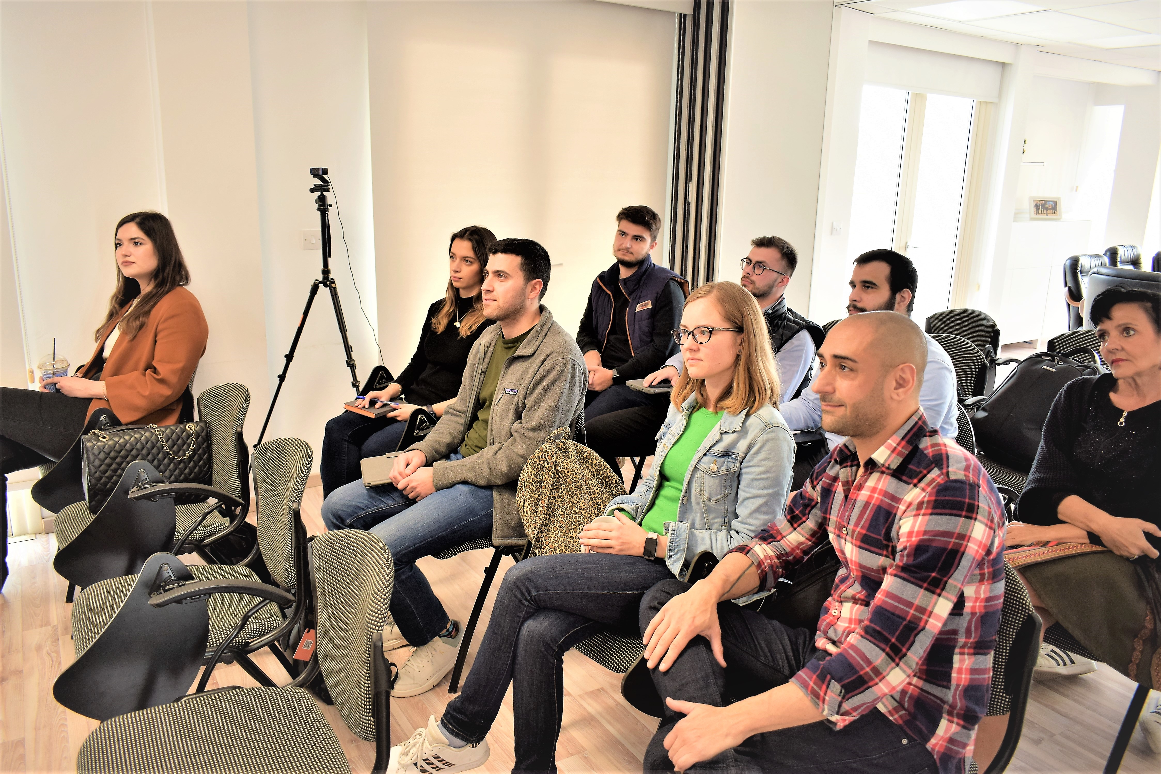 People sitting in chairs